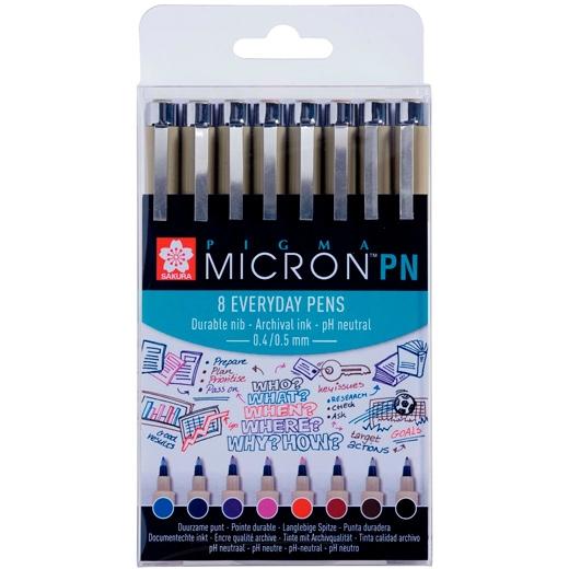TALENS SAKURA ESTUCHE 8 ROTULADORES PIGMA MICRON PN COLORES SURTIDOS - Color no elegible
