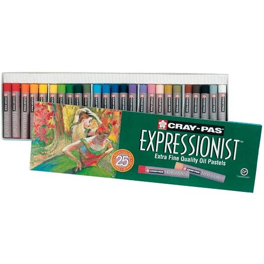 TALENS SAKURA CRAY-PAS EXPRESSIONIST ESTUCHE DE 25 PASTELES AL ÓLEO COLORES SURTIDOS - Color no elegible