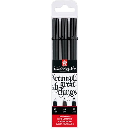 TALENS SAKURA ESTUCHE 8 ROTULADORES PIGMA CALLIGRAPHER NEGRO