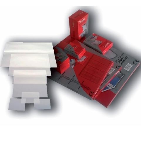 YOSAN FUNDAS PLASTIFICAR 2X125 MICRAS BRILLO A5 -CAJA 100U- ROJA