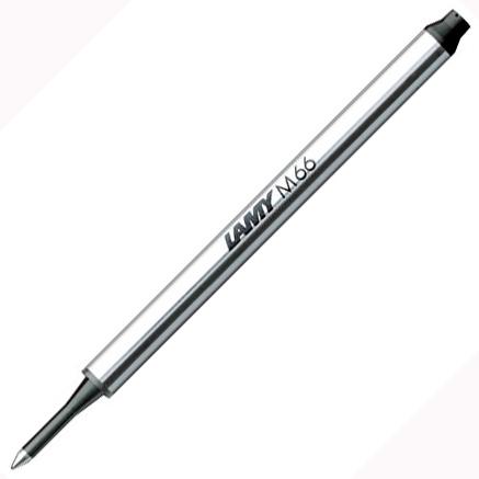 LAMY RECAMBIO ROLLERBALL M66 PUNTA MEDIA NEGRO - Pack de 5 unidades