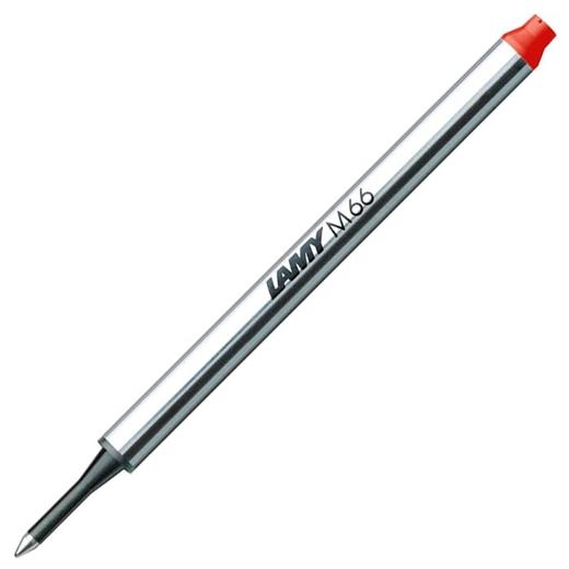 LAMY RECAMBIO PARA ROLLER M63 CON CAPUCHÓN PUNTA MEDIA ROJO - Pack de 10 unidades