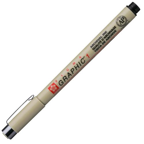 TALENS SAKURA ROTULADOR PIGMA GRAPHIC 1 1.0MM NEGRO