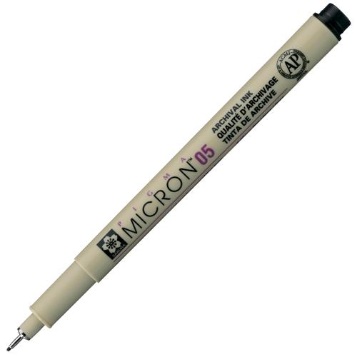 TALENS SAKURA ROTULADOR PIGMA MICRON 08 0.50MM NEGRO - Pack de 12 unidades
