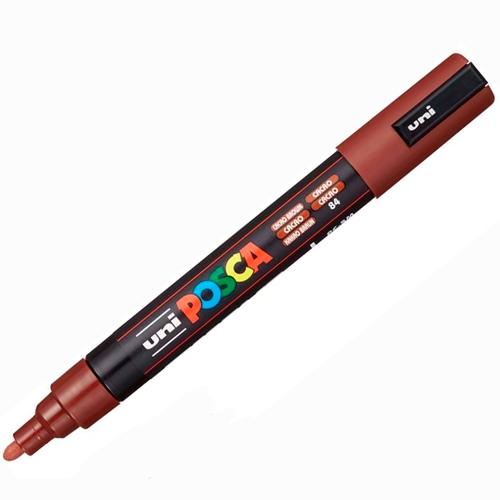 POSCA MARCADOR PC-5M NO PERMANENTE PUNTA FORMA DE BALA 1,8 - 2,5 MM MARRON CACAO