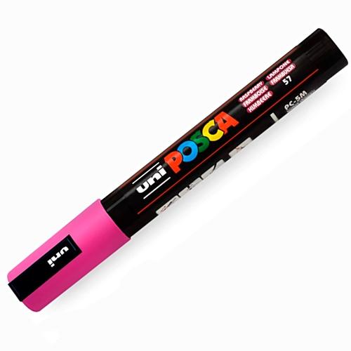 POSCA MARCADOR PC-5M NO PERMANENTE PUNTA FORMA DE BALA 1,8 - 2,5 MM FRAMBUESA
