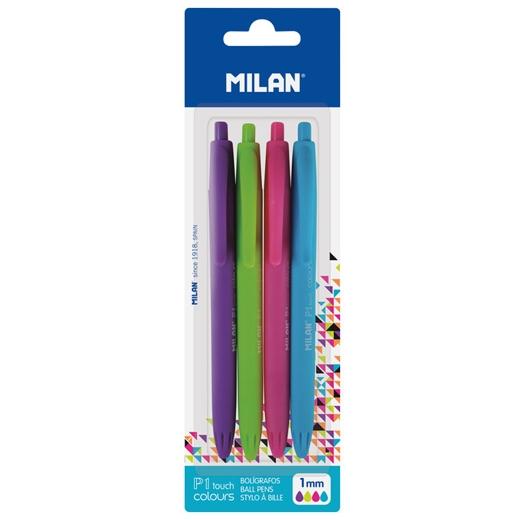 MILAN BOLÍGRAFO P1 COLOURS BLÍSTER 4U C/SURTIDOS - Color no elegible