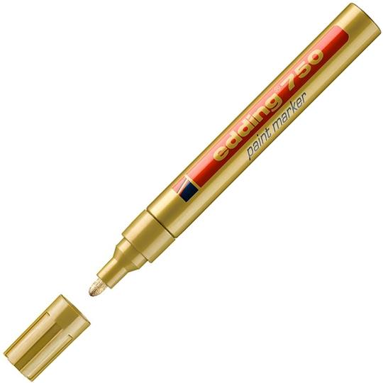 EDDING MARCADOR PERMANENTE TINTA OPACA 750 ORO