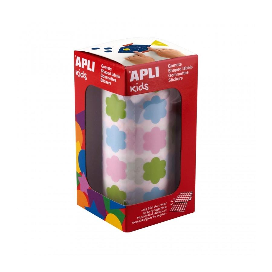APLI GOMETS FLORES PERMANENTES MULTICOLOR 900U C/SURTIDOS PASTEL - Color no elegible