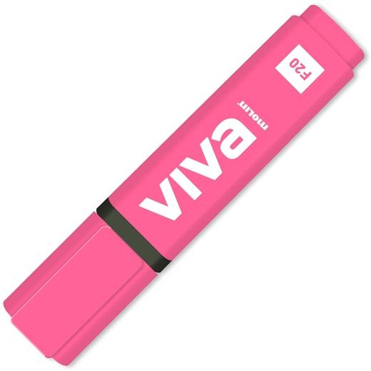 MOLIN MARCADOR FLUORESCENTE VIVA FUCSIA - Pack de 10 unidades