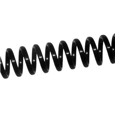 YOSAN ESPIRAL PLÁSTICO NEGRA 10 MM (PASO 64 4.1) 100 UNIDADES