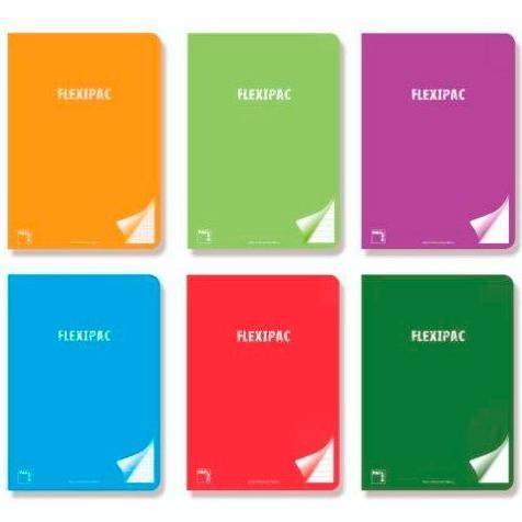 PACSA LIBRETA FLEXIPAC A4 48H 90GR 8X8 TAPAS PP TRANSLÚCIDO FLEXIBLE PACK 1 C/SURTIDOS - Color no elegible 20119
