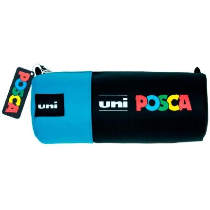 POSCA ESTUCHE DE LONA 8,5X19,5CM NEGRO/AZUL