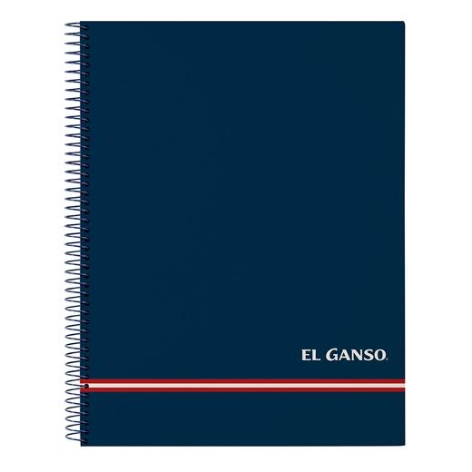 SAFTA BLOC ESPIRAL A4 MICRO 120H 5X5 T/DURAS FORRADAS EL GANSO CLASSIC
