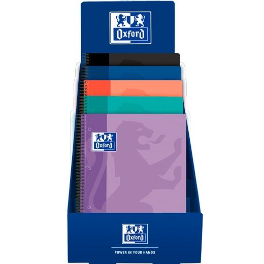 OXFORD CUADERNO EUROPEANBOOK 1 SCHOOL CLASSIC 80H A4+ 5X5 TAPA PLÁSTICO C/SURTIDOS EXP. 25 UD - Color no elegible