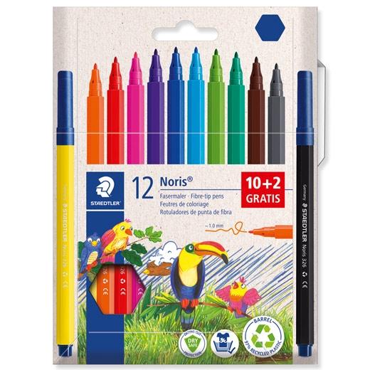 STAEDTLER ROTULADORES NORIS 326 C/SURTIDOS ESTUCHE 10+2 UD DE REGALO - Color no elegible