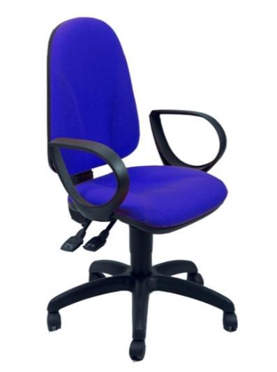 UNISIT SILLA ADMINISTRATIVA CP TEAM AZUL REPOSABRAZOS FIJOS