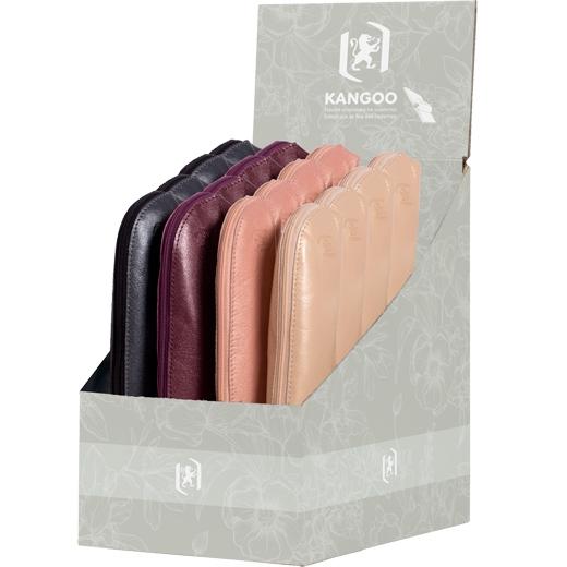 OXFORD ESTUCHE KANGOO ROMANCE 20.5X6X5CM 100% PIEL COLORES SURTIDOS - Pack de 16 unidades - Color no elegible