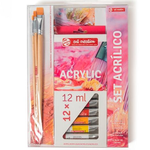TALENS ART CREATION SET ACRÍLICO 12 TUBOS X 12ML COLORES SURTIDOS - Color no elegible