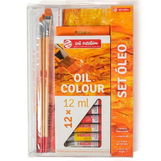 TALENS ART CREATION SET ÓLEO 12 TUBOS X 12ML COLORES SURTIDOS - Color no elegible