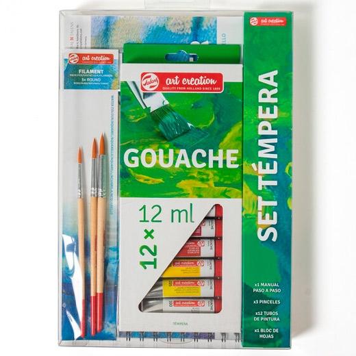 TALENS ART CREATION SET TÉMPERA 12 TUBOS X 12ML COLORES SURTIDOS - Color no elegible