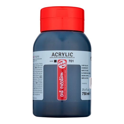 TALENS ART CREATION COLORES ACRÍLICO BOTE 750ML NEGRO MARFIL