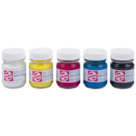 TALENS TÉMPERAS EXTRAFINAS BOTE 50 ML COLORES PRIMARIOS SET 5 UD
