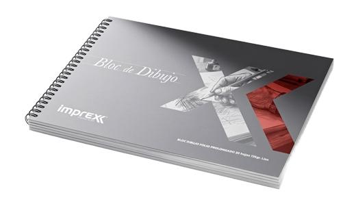 IMPREX BLOC DE DIBUJO FOLIO PROLONGADO 20H 135GR LISO