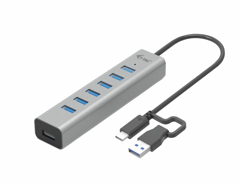 USB-C/USB-A Charging Metal HUB 7 Port