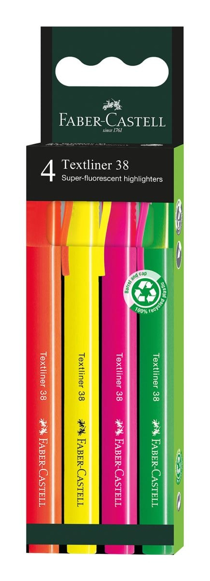 157774 marcador 4 pieza(s) Multicolor