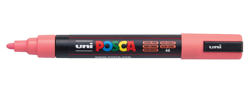 POSCA PC-5M Rosa coral