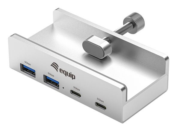 128967 hub de interfaz USB 3.2 Gen 1 (3.1 Gen 1) Type-A 5000 Mbit/s Aluminio