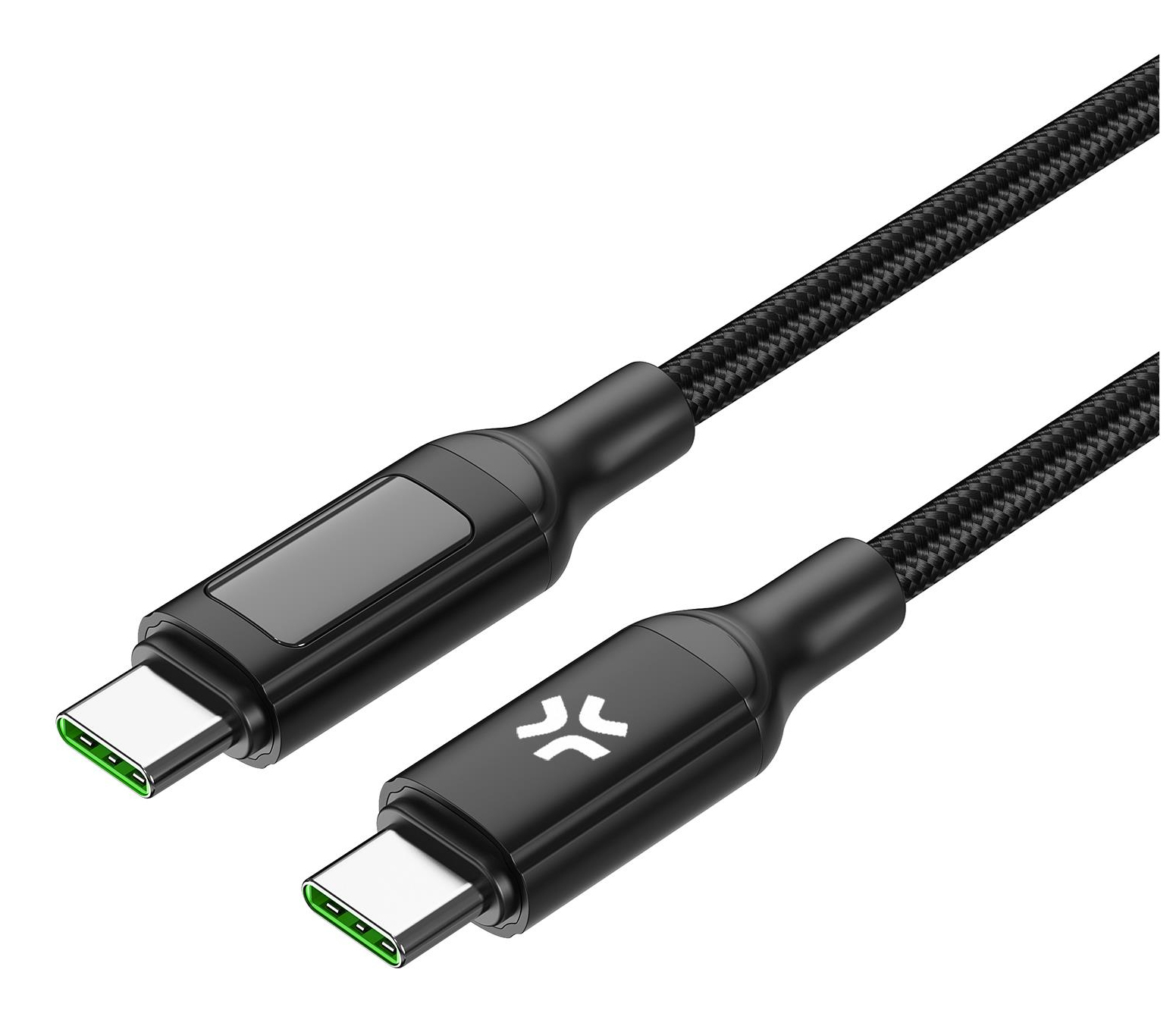 USBCUSBC100WLED cable USB 2 m USB C Negro