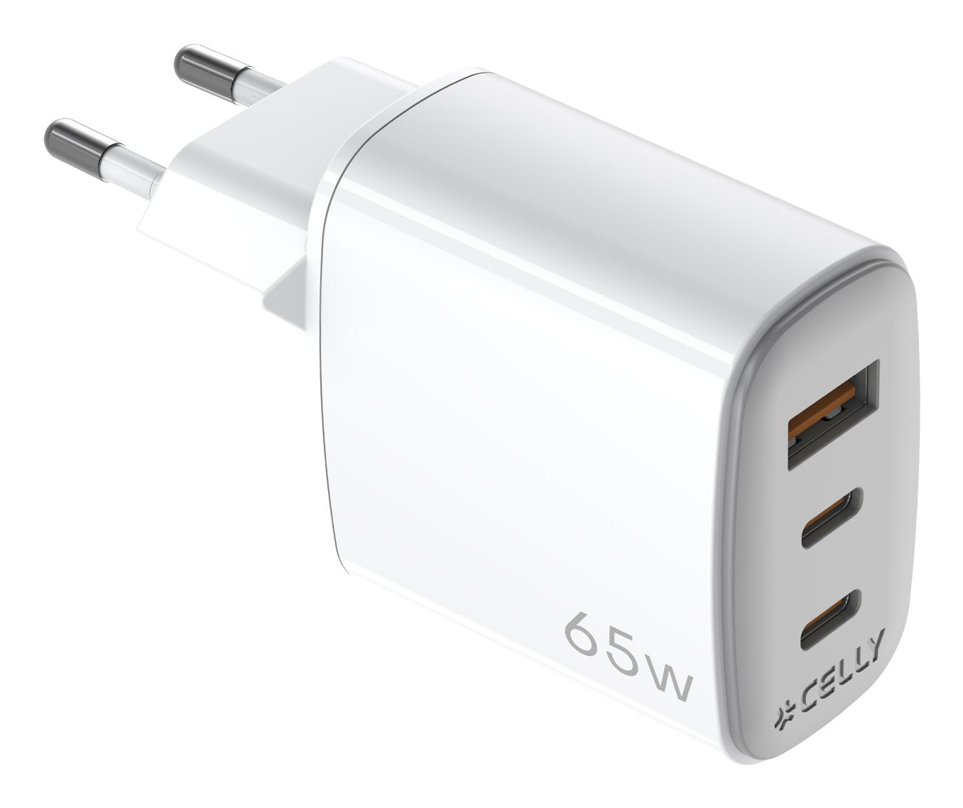 UPTC1USB2USBC65 cargador de dispositivo móvil Smartphone, Tableta, Teléfono Blanco USB Interior