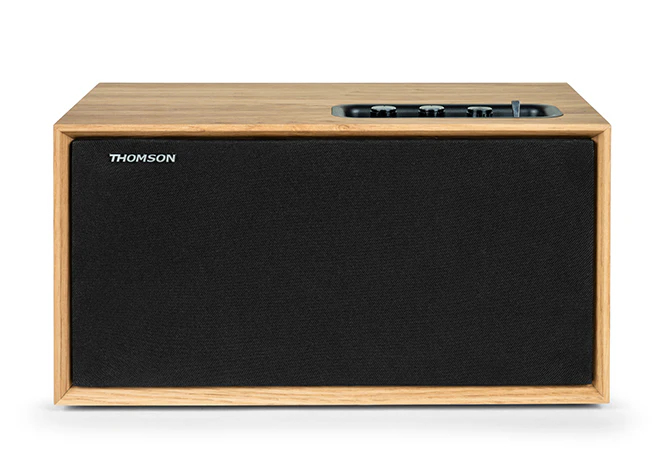 WS502 sistema de audio para el hogar Microcadena de música para uso doméstico Negro, Madera