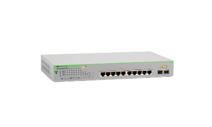 GS950/10PS Gestionado Gigabit Ethernet (10/100/1000) Energía sobre Ethernet (PoE) Verde, Gris