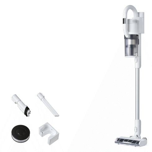 S1 Home EU Escoba eléctrica Batería Secar HEPA Sin bolsa 550 W Blanco 2500 Ah