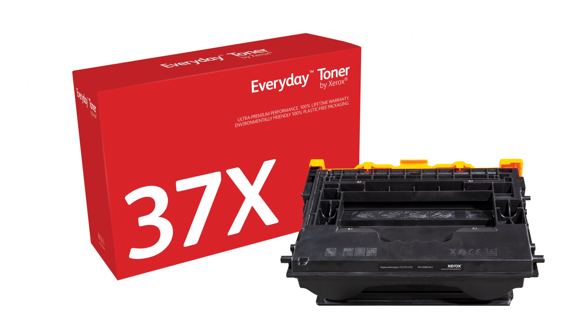 Everyday Toner Everyday Negro di Xerox compatibile con HP 37X (CF237X), Capacidad alta