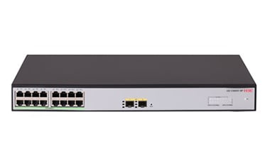 LS-1600V2-18P-GL switch Gestionado Gigabit Ethernet (10/100/1000) Gris, Negro