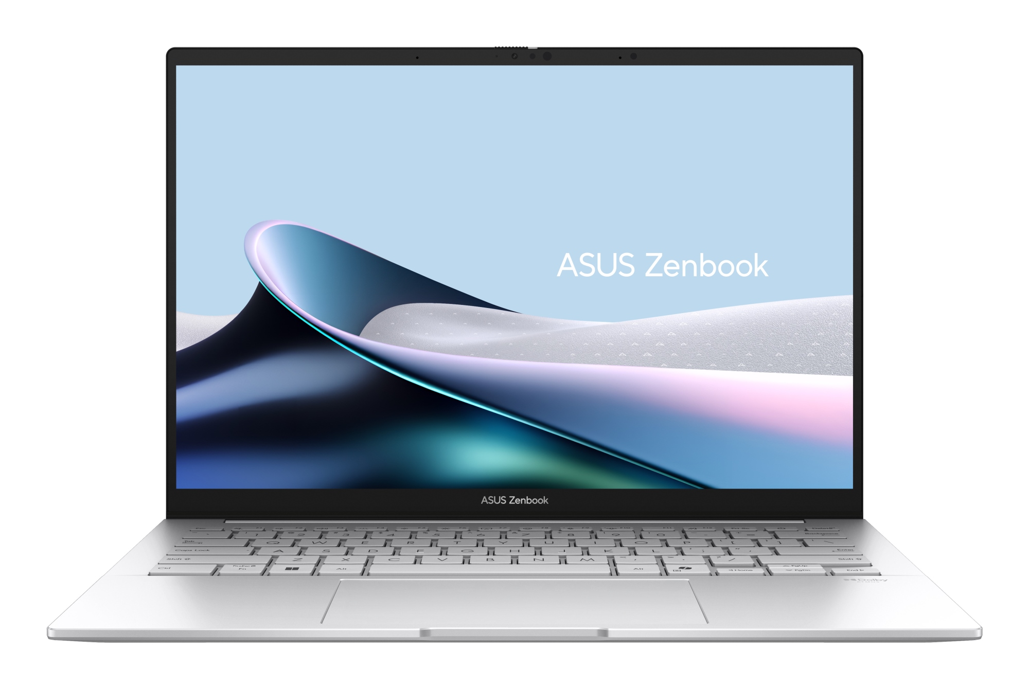 Zenbook 14 OLED UX3405CA-QD1244 - Ordenador Portátil 14" WUXGA (Intel Core Ultra 7 255H, 16GB RAM, 512GB SSD, Arc 140T, Sin Sistema Operativo) Niebla Plateada - Teclado QWERTY español