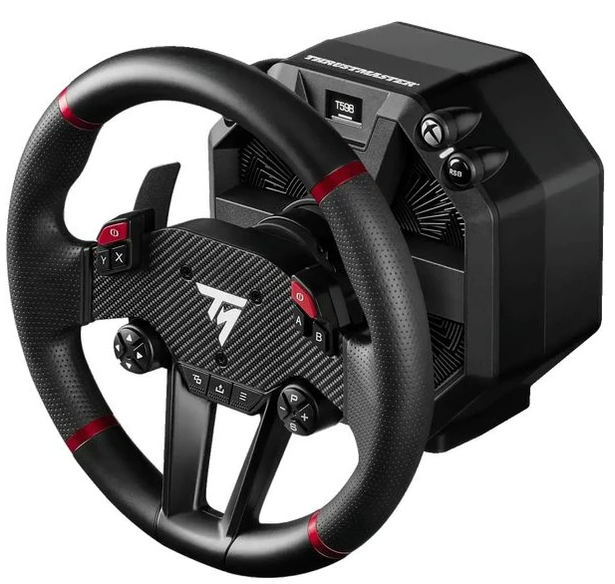 T598 X Negro USB Volante + Pedales Analógico/Digital PC, Xbox Series S, Xbox Series X, Xbox One S, Xbox One X, Xbox One