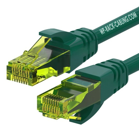 WPC-PAT-6AU005G cable de red Verde 0,5 m Cat6a U/UTP (UTP)