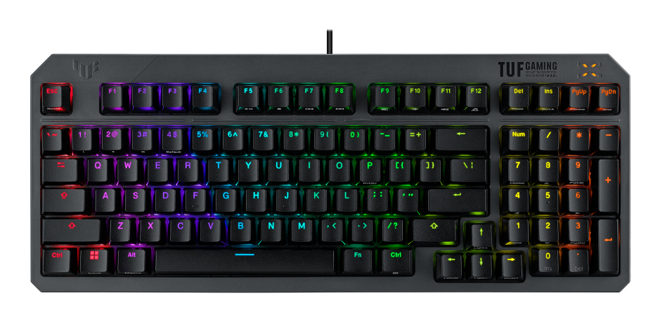 TUF Gaming K3 Gen II teclado Juego USB QWERTY Negro