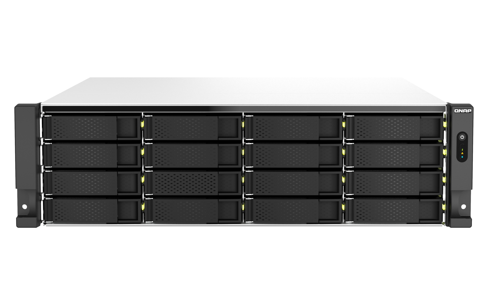 TS-H2287XU-RP NAS Bastidor (3U) Intel Xeon E E-2378 64 GB DDR4 0 TB QuTS hero Negro, Blanco