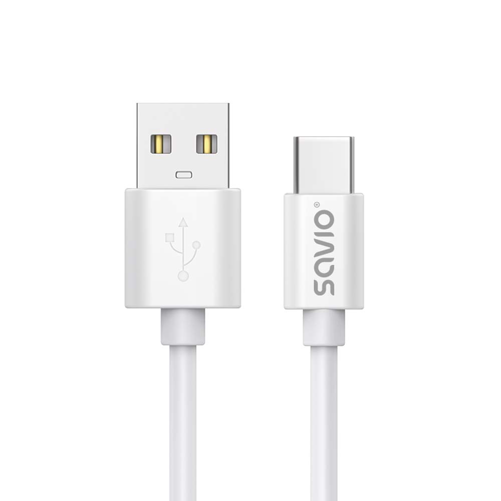 USB cable 2 m USB 2.0 USB A - USB C White CL-168 cable USB 3 m Blanco