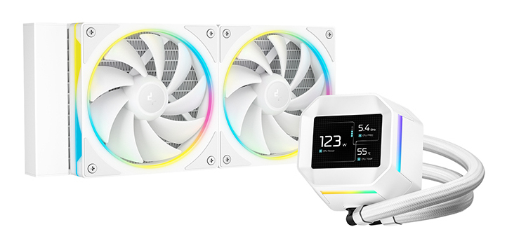 LM240 WH Procesador Kit de refrigeración líquida 12 cm Blanco 1 pieza(s)