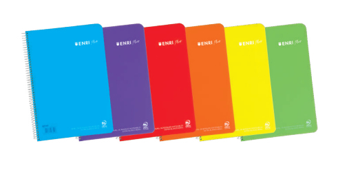 400133589 cuaderno y block A4 80 hojas Colores surtidos