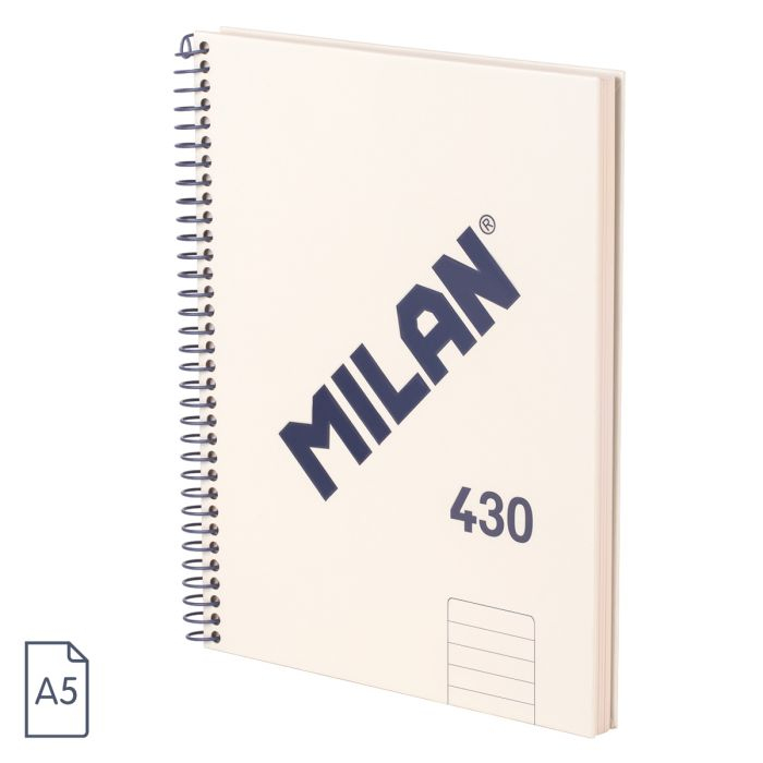 Cuaderno y block A5 80 hojas 95 gr Beige 57152E80SNCBG - 1 unidad