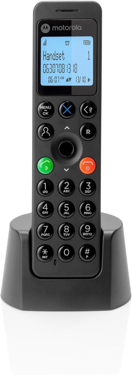 DOT201 Teléfono DECT Identificador de llamadas Negro