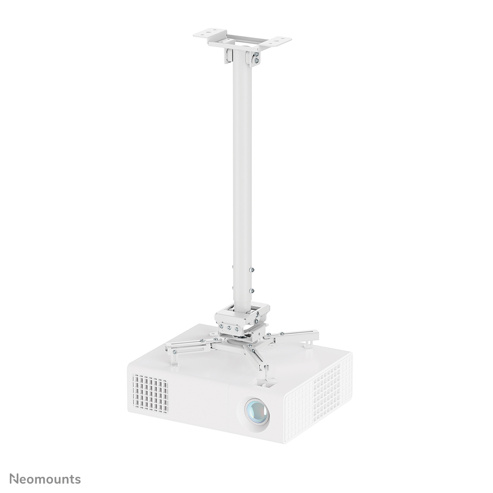 CL25-550WH1 Soporte de techo para proyector - alt. 74,5-114,5 cm - fácil montaje - movimiento completo